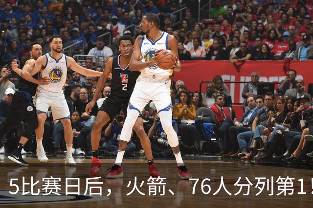 5比赛日后，火箭、76人分列第1！4队拉胯，5队成惊喜！